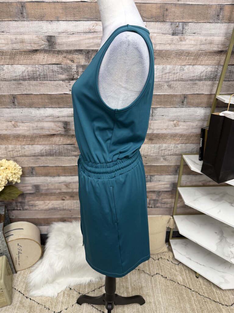 Lou & Grey Teal Drawstring Sleeveless Athletic