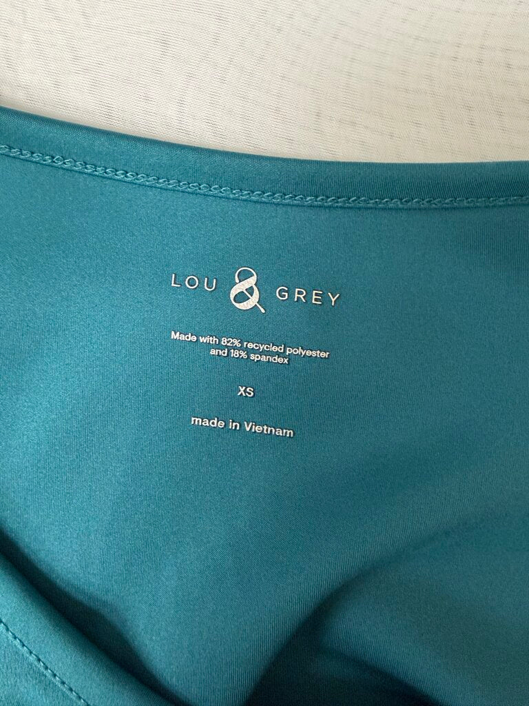Lou & Grey Teal Drawstring Sleeveless Athletic