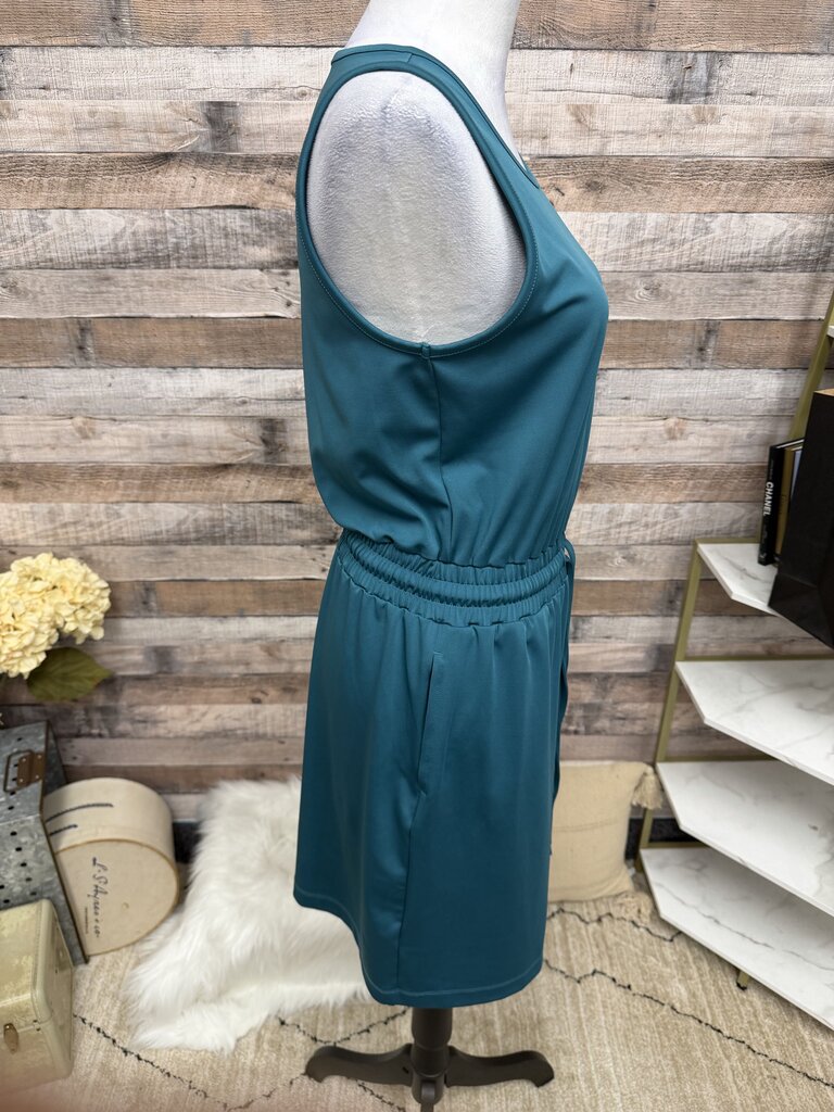 Lou & Grey Teal Drawstring Sleeveless Athletic