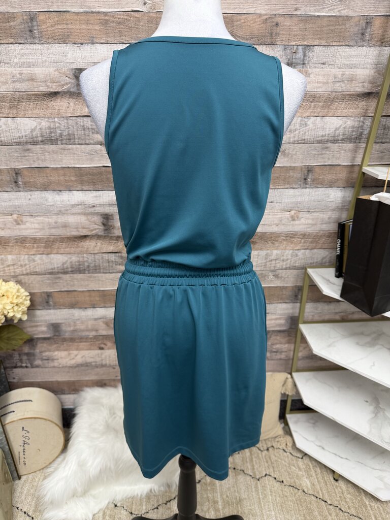 Lou & Grey Teal Drawstring Sleeveless Athletic