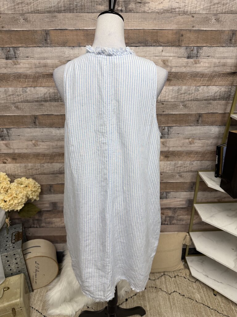 NWT Tommy Bahama Blue & White Stripe Sleeveless Sheath
