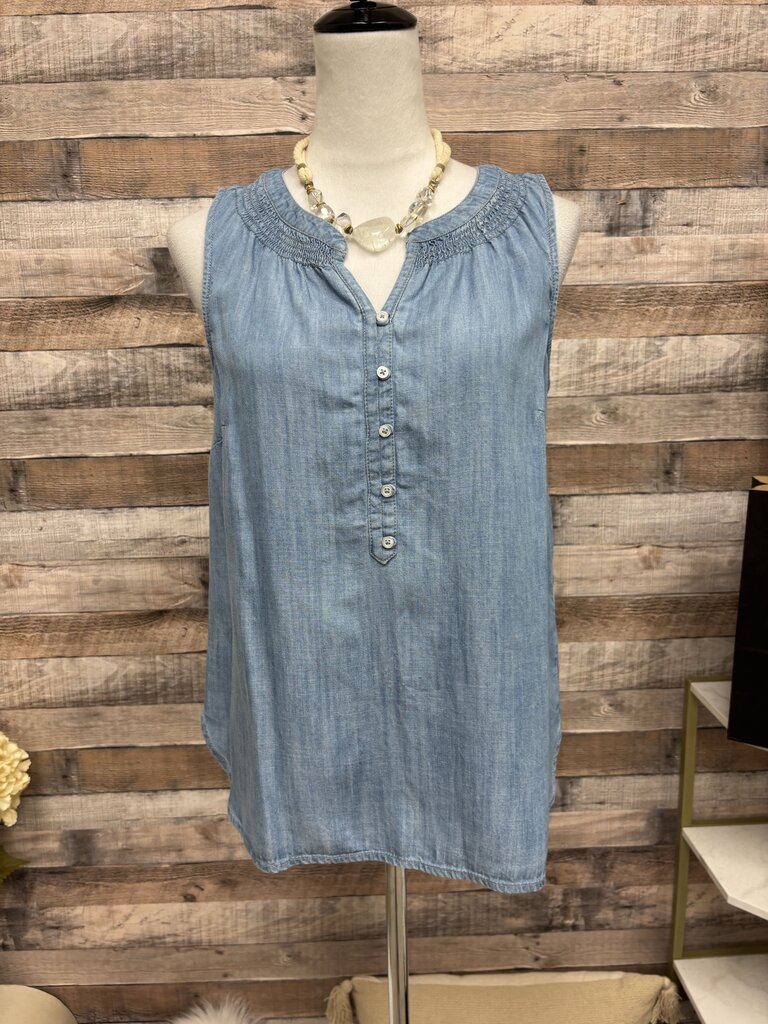 Talbots Chambray Sleeveless