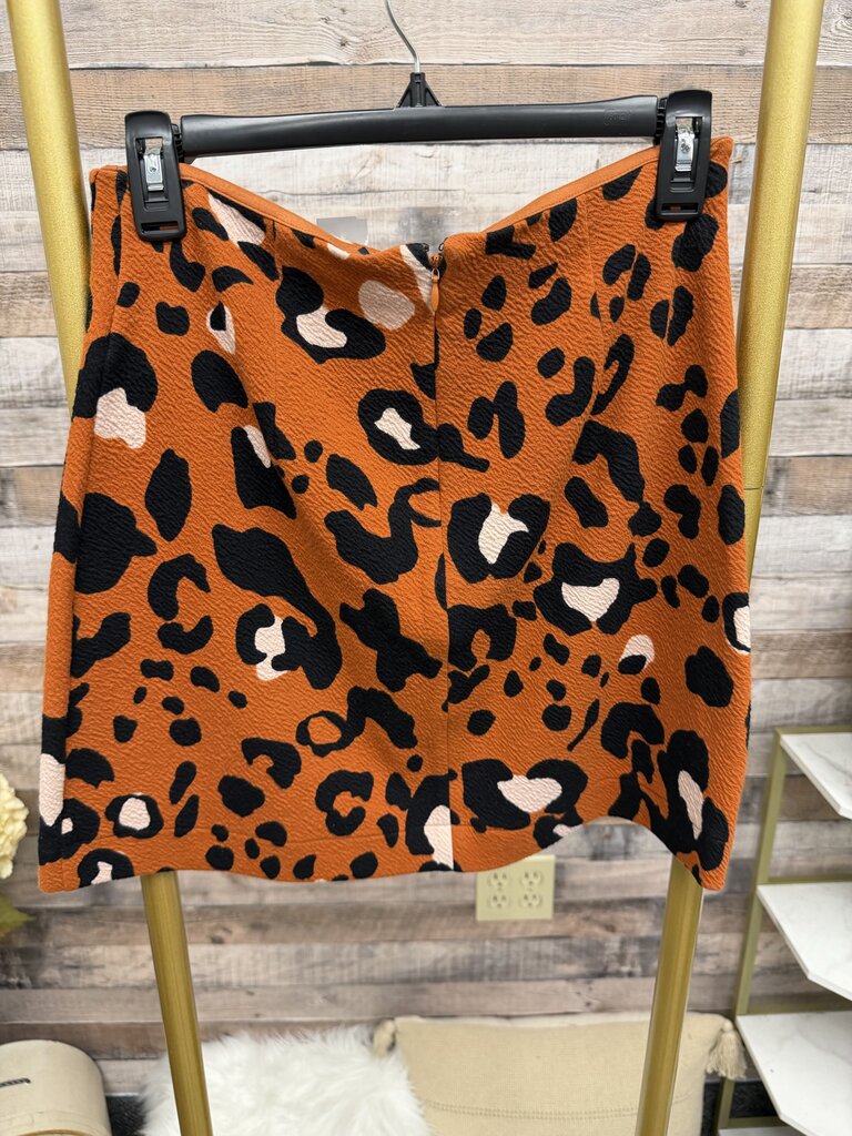 Anthro Maeve Knit Leopard Print Mini