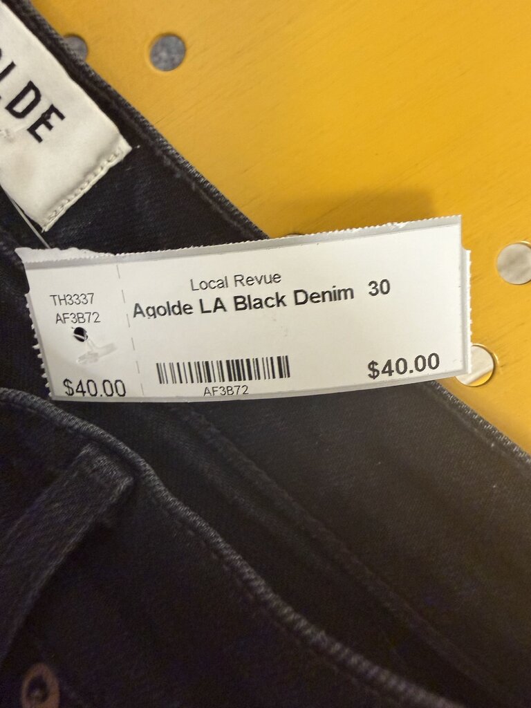 Agolde LA Black Denim