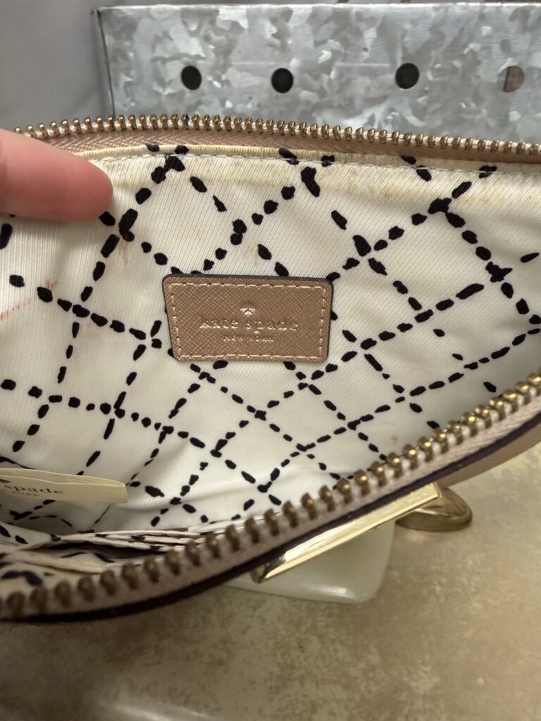 Kate Spade Rose Gold Metallic Clutch