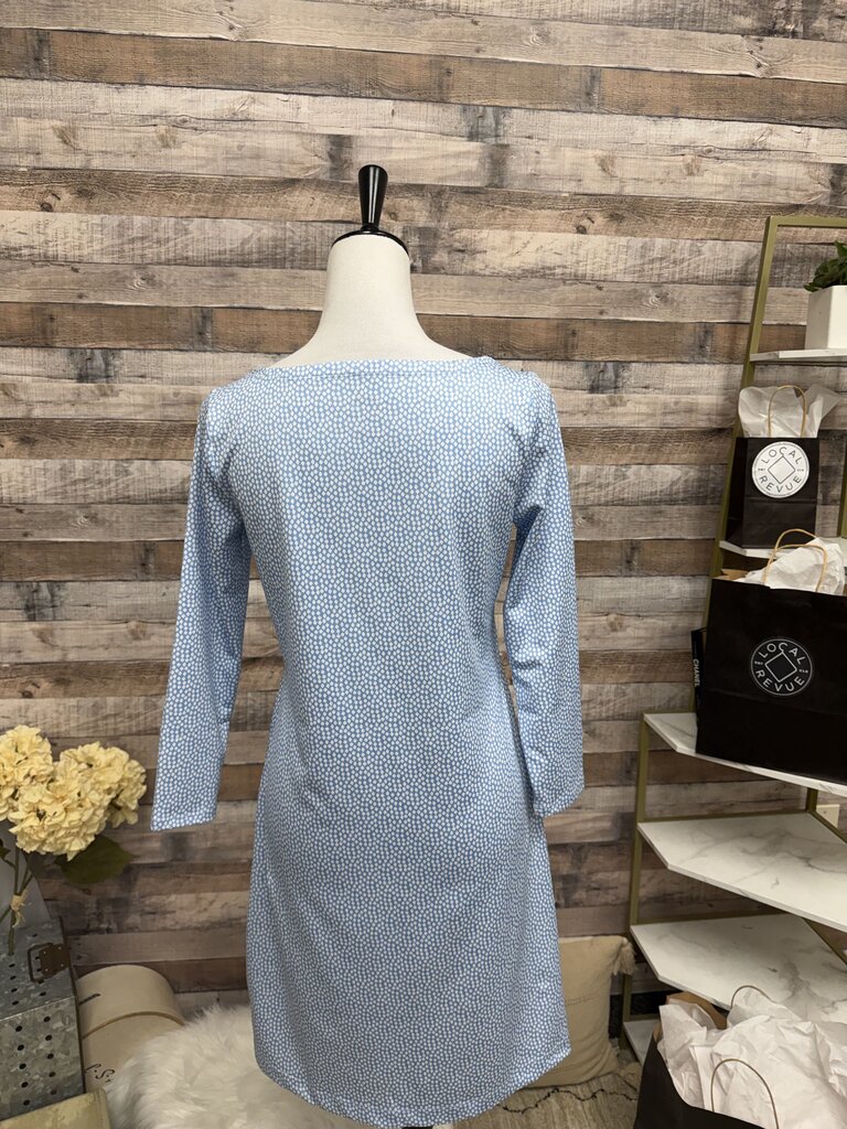 Vineyard Vines Blue & White Boat Neck PJ Dress