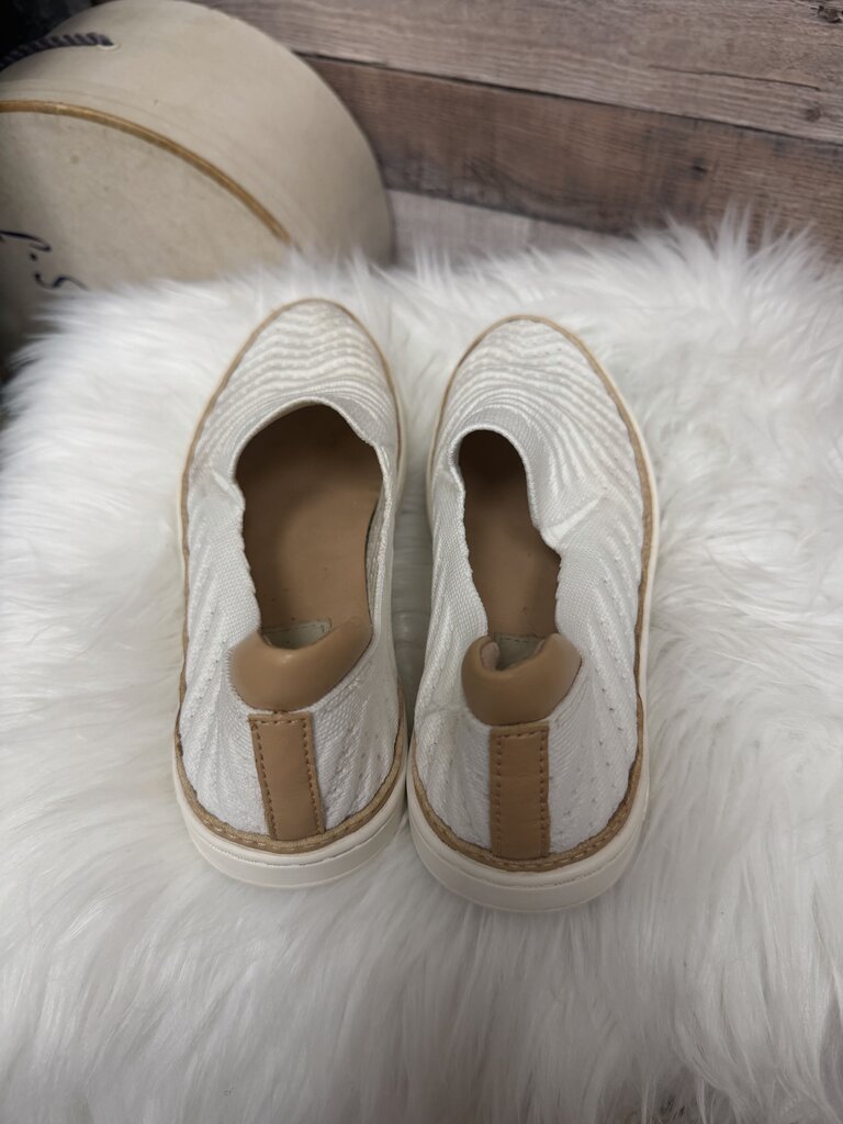 UGG White Chevron Slip On Sneakers
