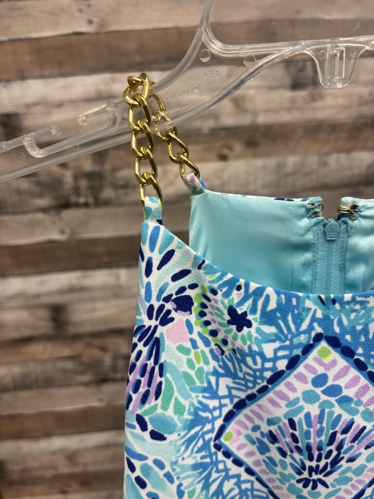 Lilly Pulitzer Aqua & Turquoise Romper