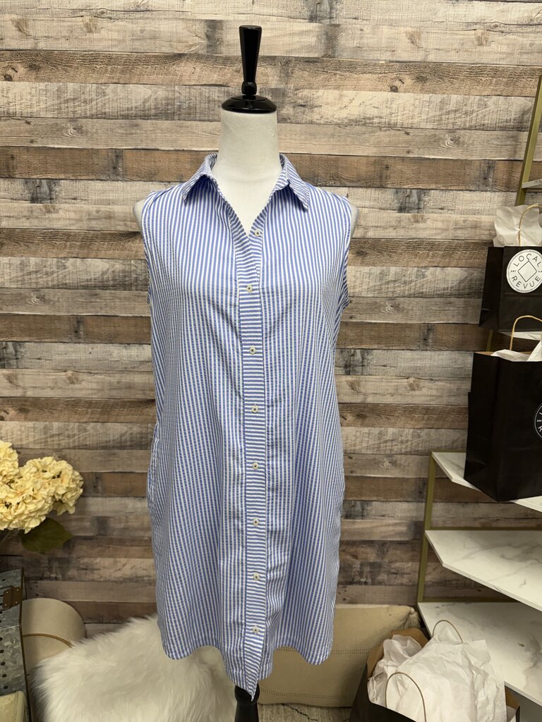 Vineyard Vines Blue & White Stripe Button Down