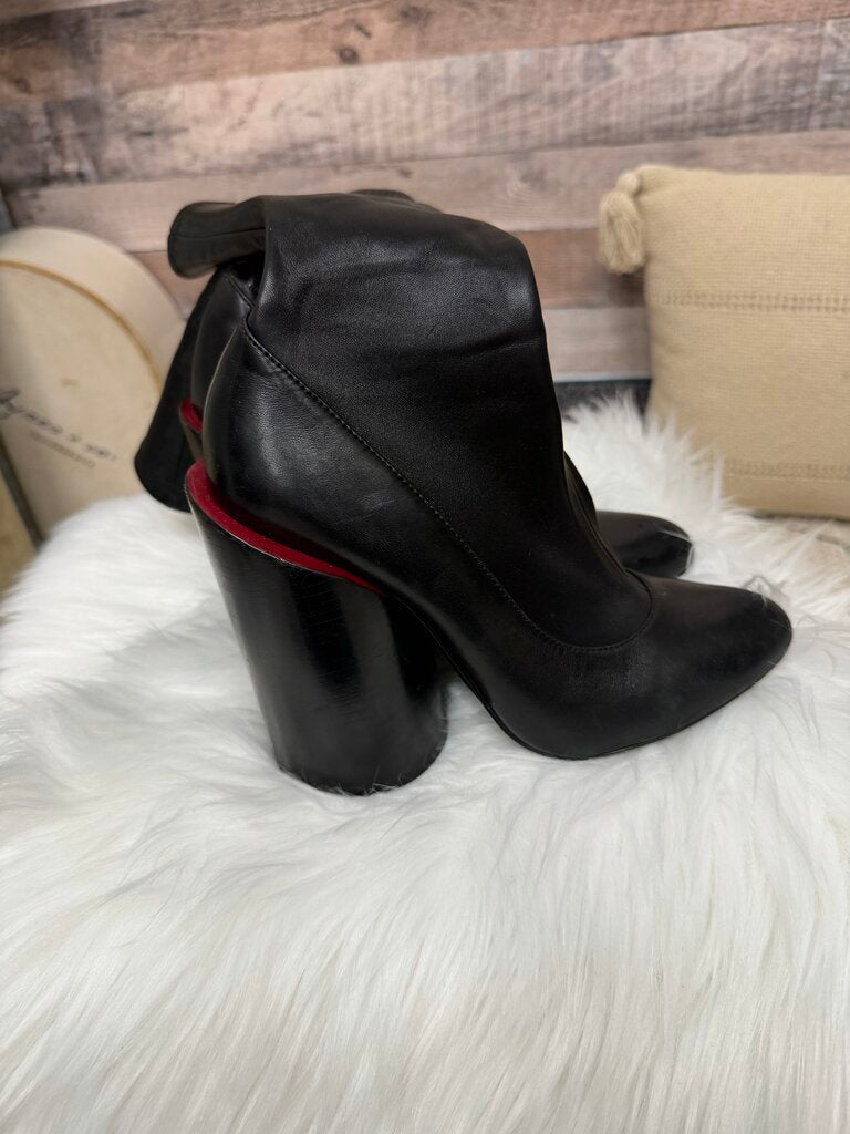 Givenchy Black Sock Bootie w/Block Heel