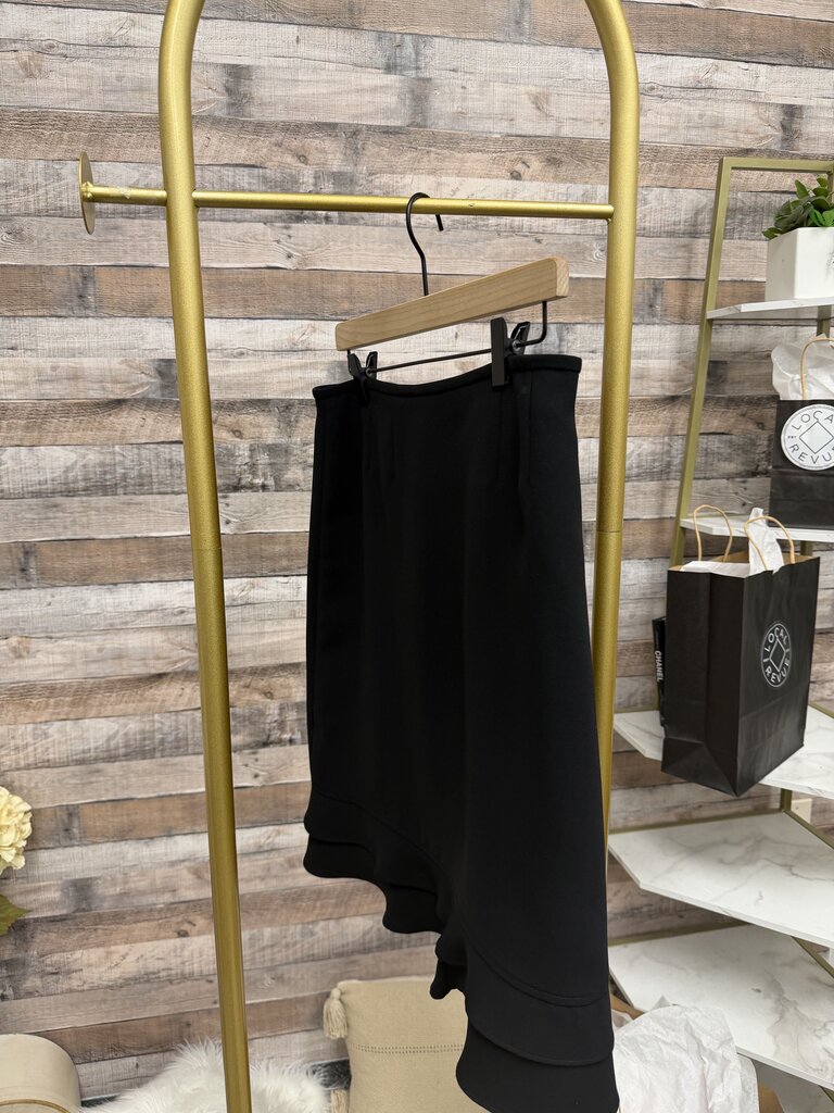 Tahari Arthur Levine Black Flare Skirt