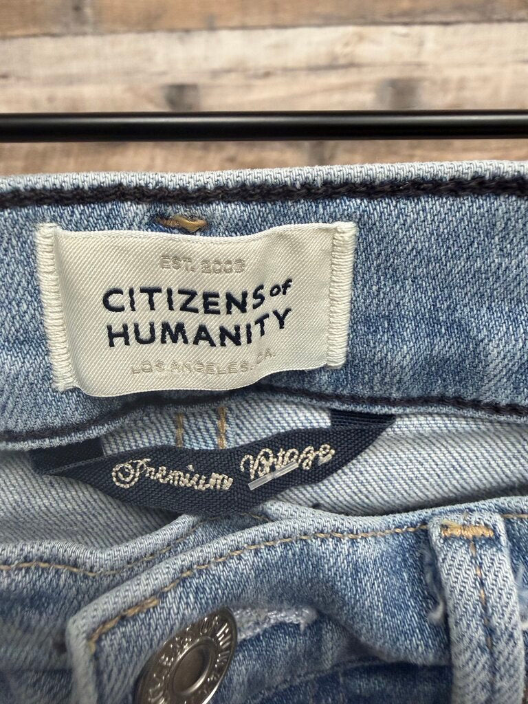 Citizens of Humanity Light Wash Distressed Ella Denim