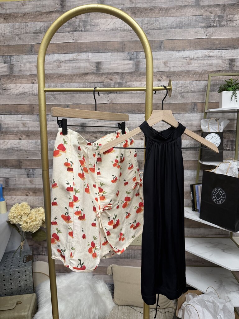 Farm Rio x Anthropologie Cherry Print Skort