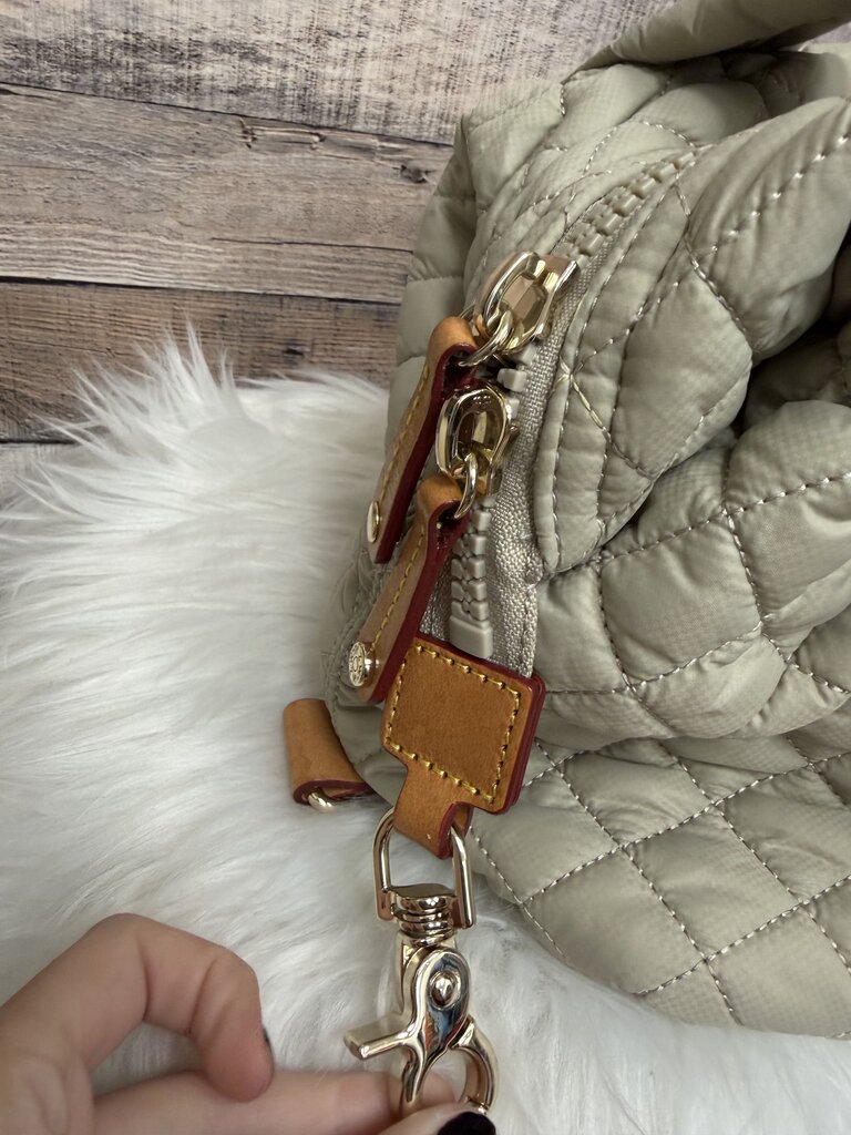 Quilted Nylon MZ Wallace Tan Purse