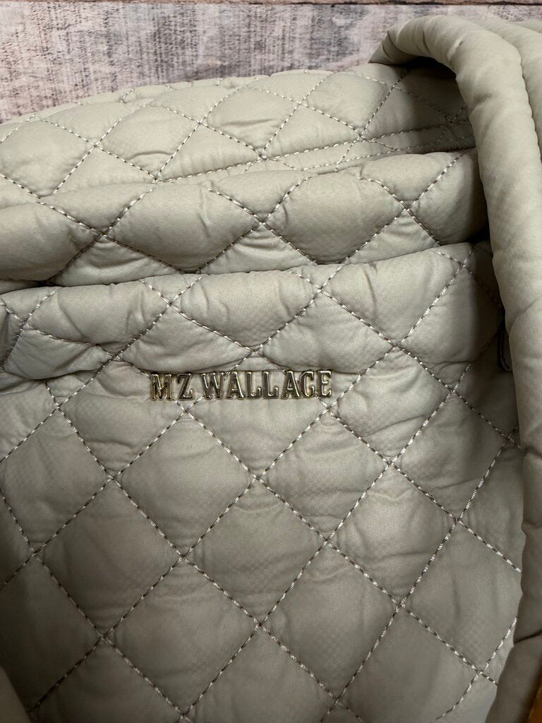 Quilted Nylon MZ Wallace Tan Purse