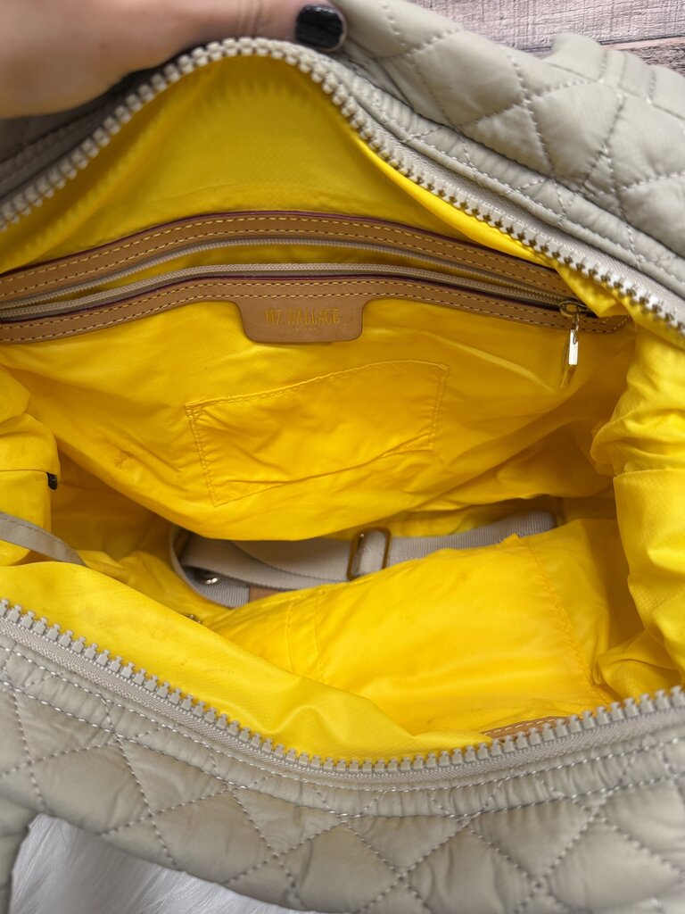 Quilted Nylon MZ Wallace Tan Purse
