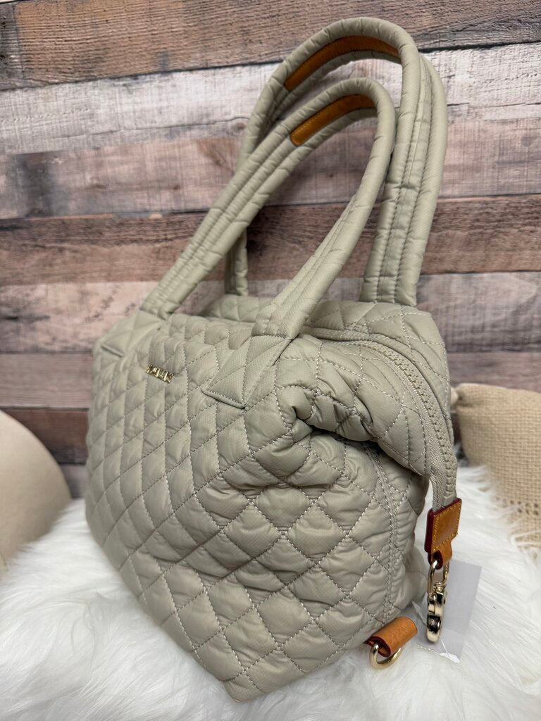 Quilted Nylon MZ Wallace Tan Purse