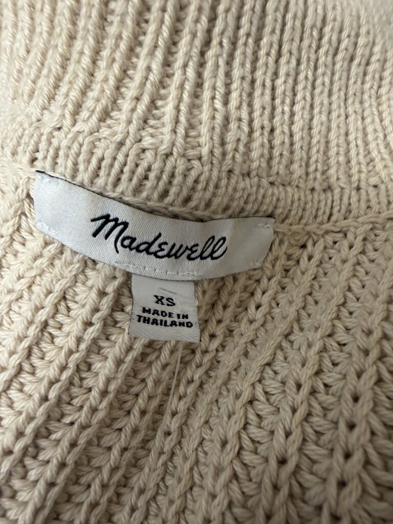 Madewell Collared Button-Front Knit Cardigan