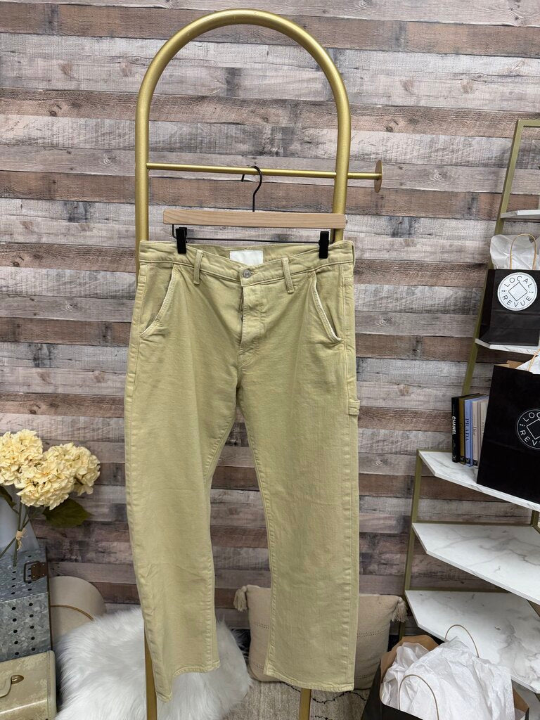 Mother Superior Tan Straight Leg Jean