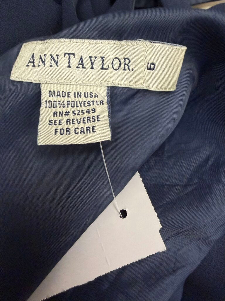 Ann Taylor Pleated Drop-Waist Mini Dress