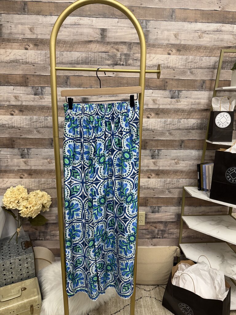 Emerson Rose Wide-Leg Paisley Print Pants