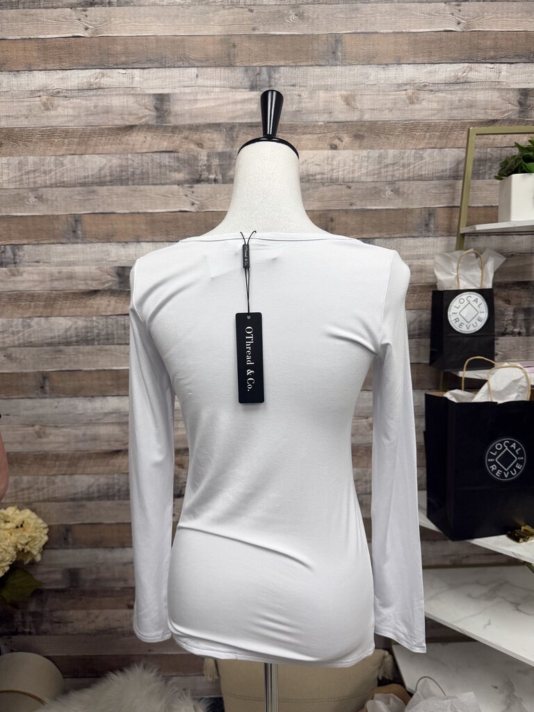 OThread & Co Long Sleeve Square Neck T-Shirt