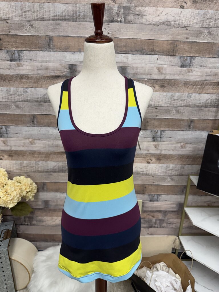 Lululemon Cool Racerback Stripped Tank Top