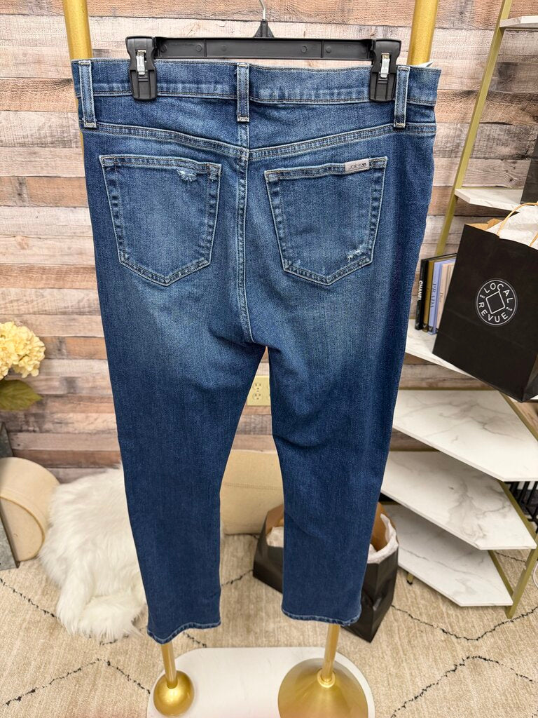 Joe's Distressed Skinny Jeans Dark Wash