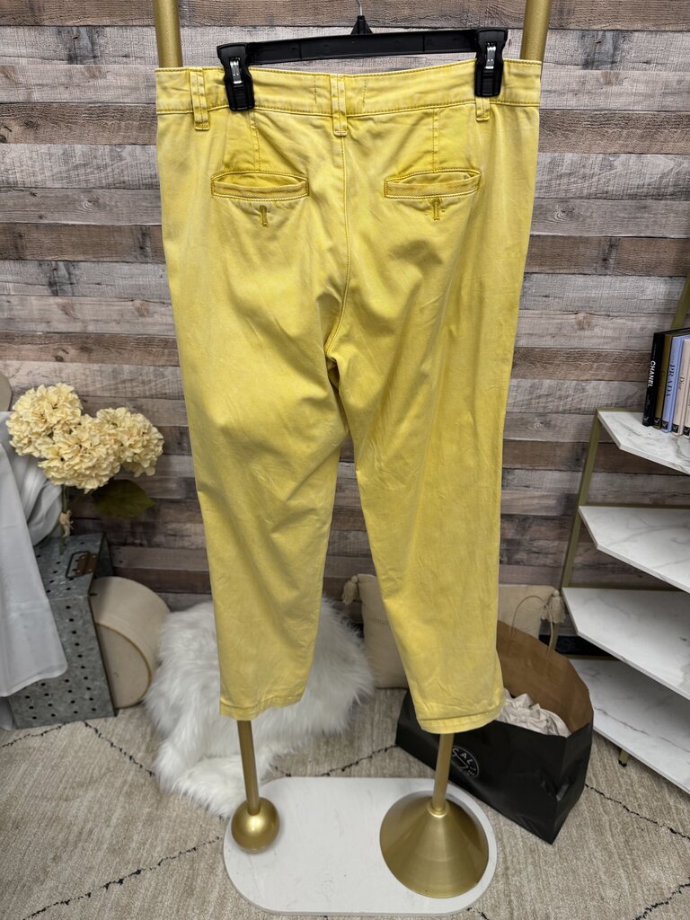 Chino By Anthropologie Yellow Relaxed Pant