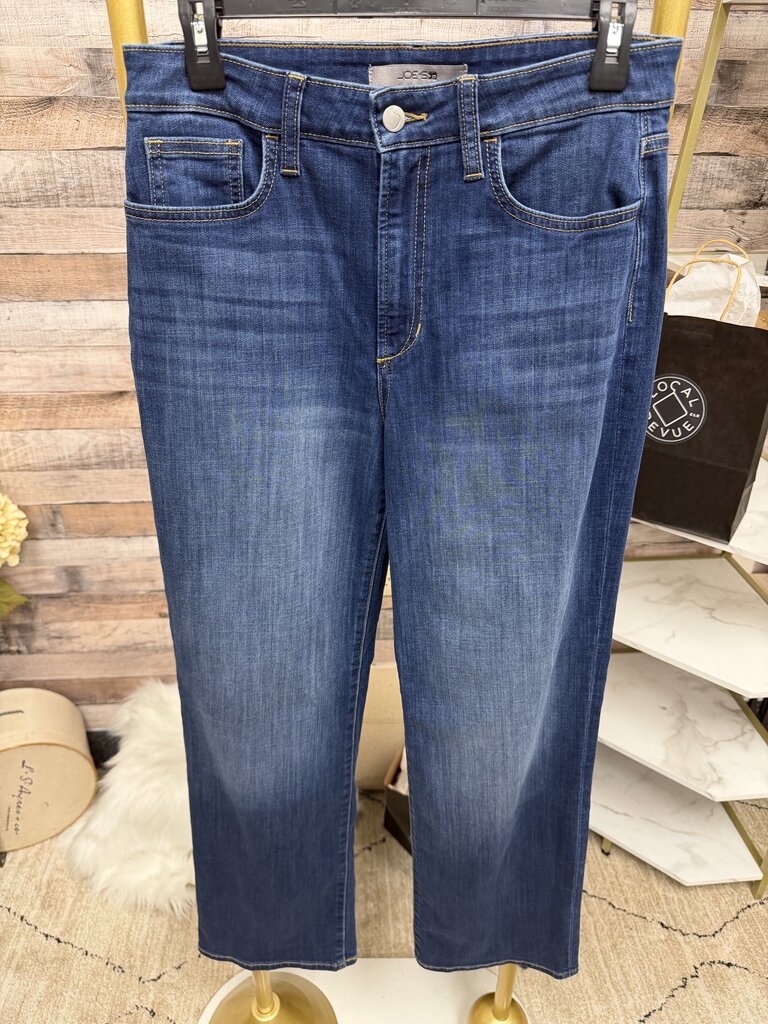 Joe's Dark Wash cropped Bootcut Style Jeans