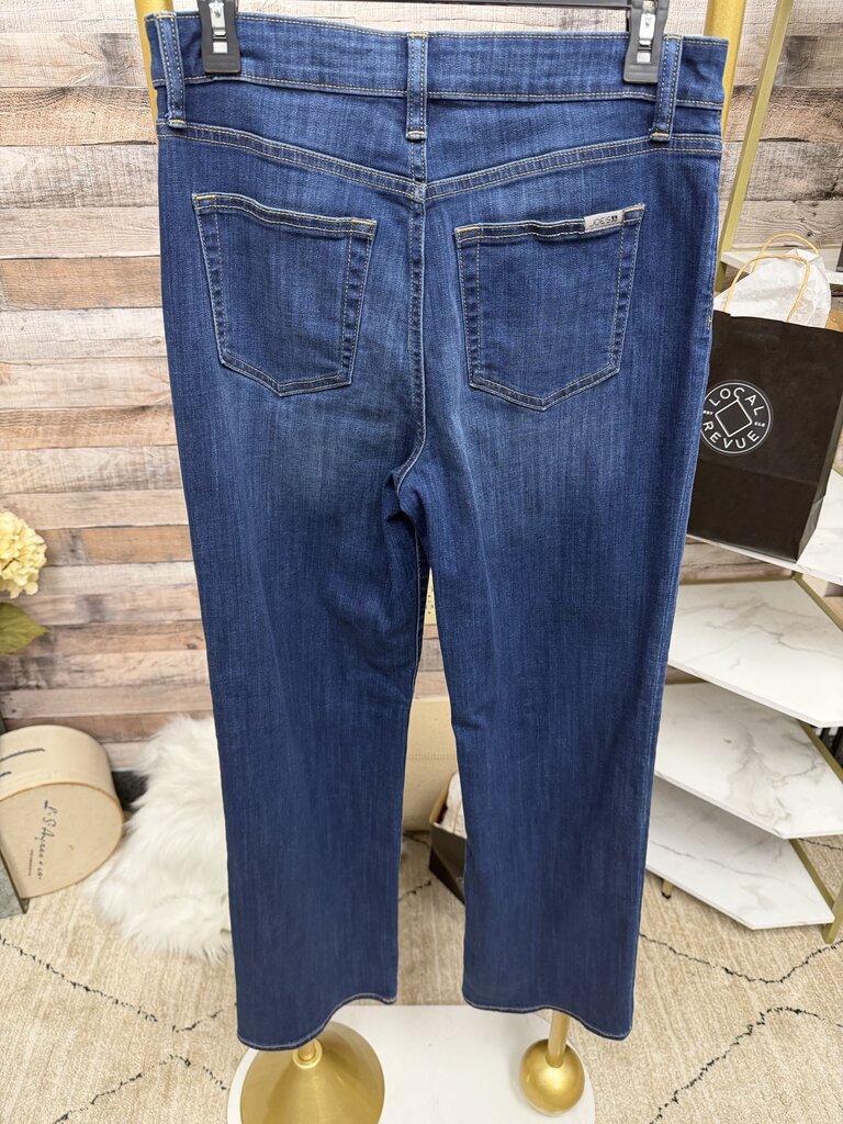 Joe's Dark Wash cropped Bootcut Style Jeans