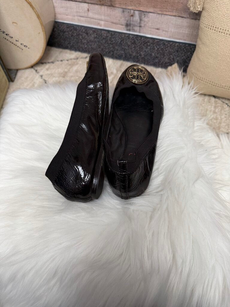 Tory Burch Caroline Patent Leather Ballet Flats