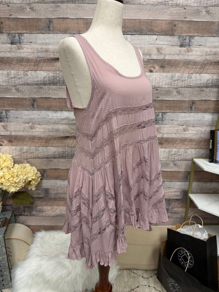 NWT Free People Intimately Rose Lace Slip Dress