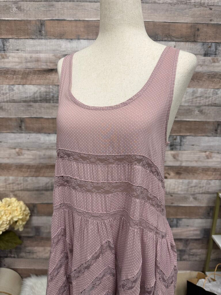 NWT Free People Intimately Rose Lace Slip Dress
