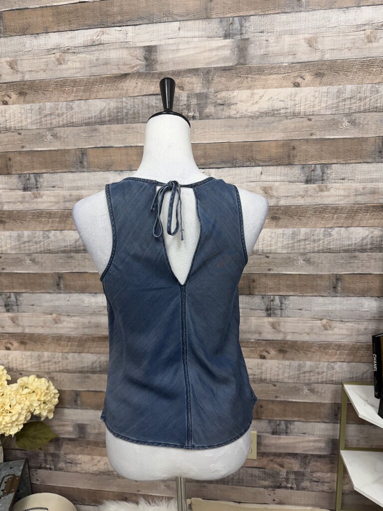 Gap Blue Tencel Sleeveless Tank