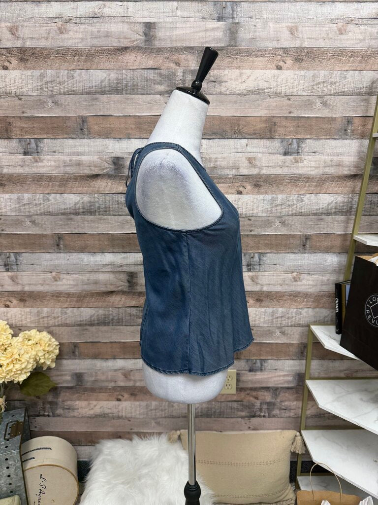 Gap Blue Tencel Sleeveless Tank
