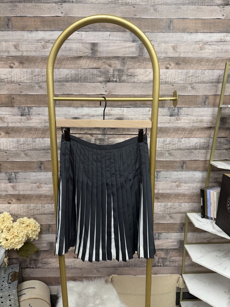 NWT J.Crew, Striped Design Pleated Midi Skirt