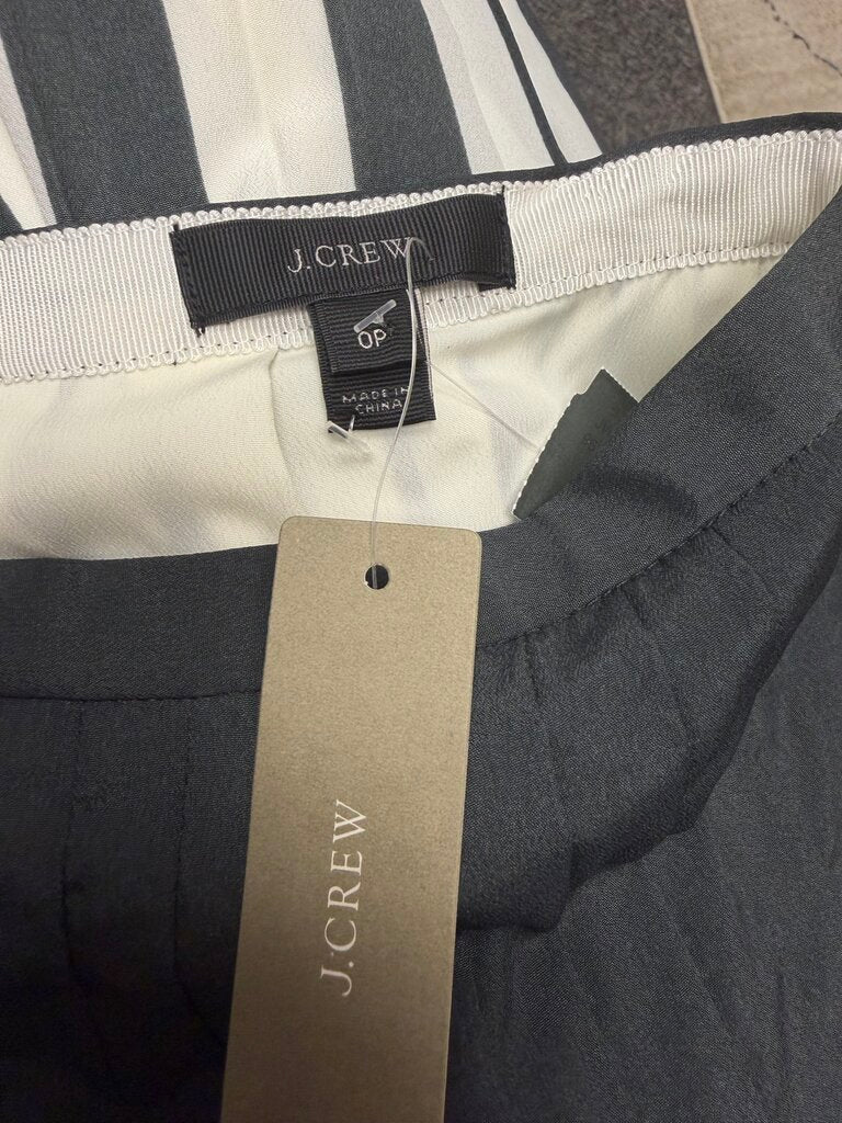 NWT J.Crew, Striped Design Pleated Midi Skirt