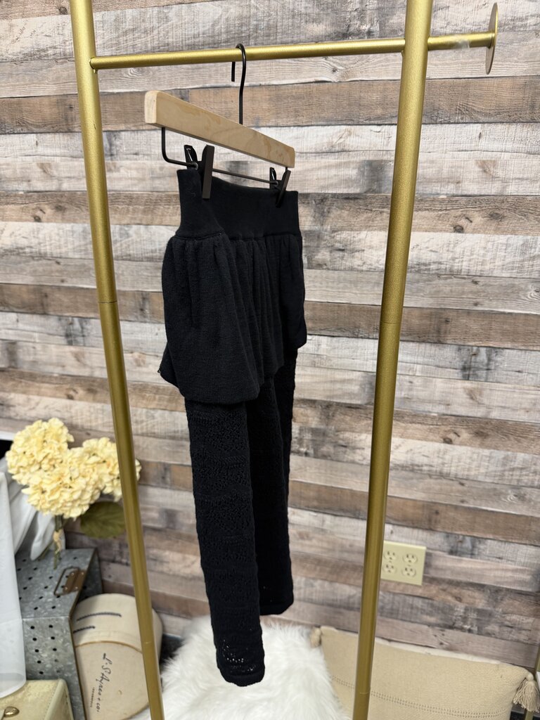Anthropologie Peplum Midi Skirt