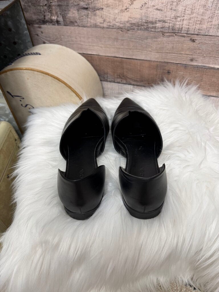 Vince Leather Pointed Flats