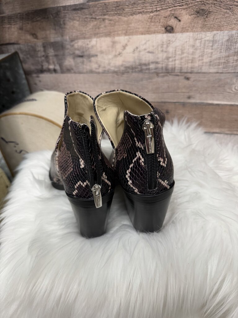 Vince Comuto Snake Print Ankle Boots