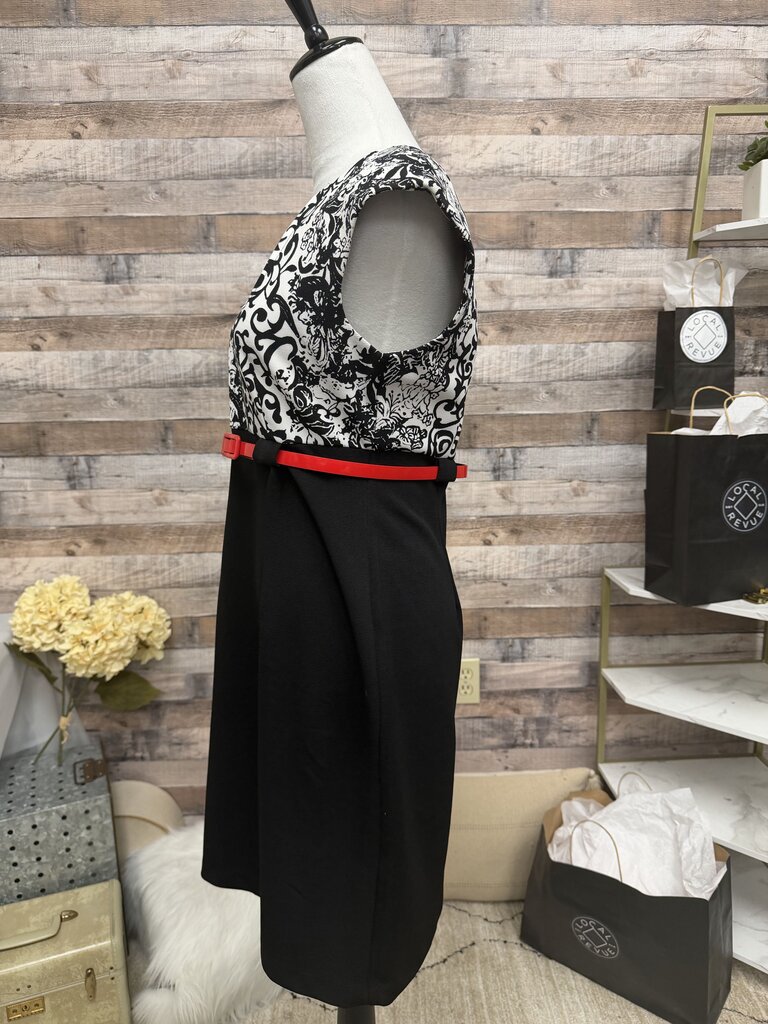 Connected Floral Print Sheath Dress