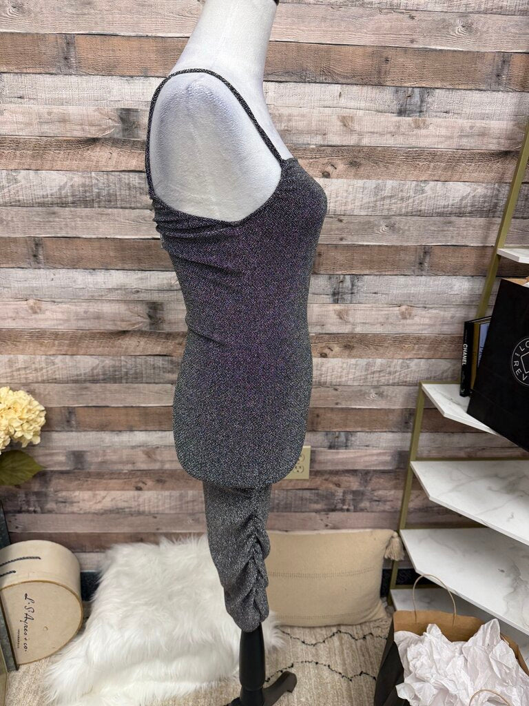 H&M Metalic Bodycon Dress