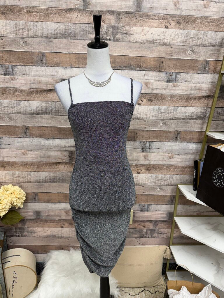 H&M Metalic Bodycon Dress