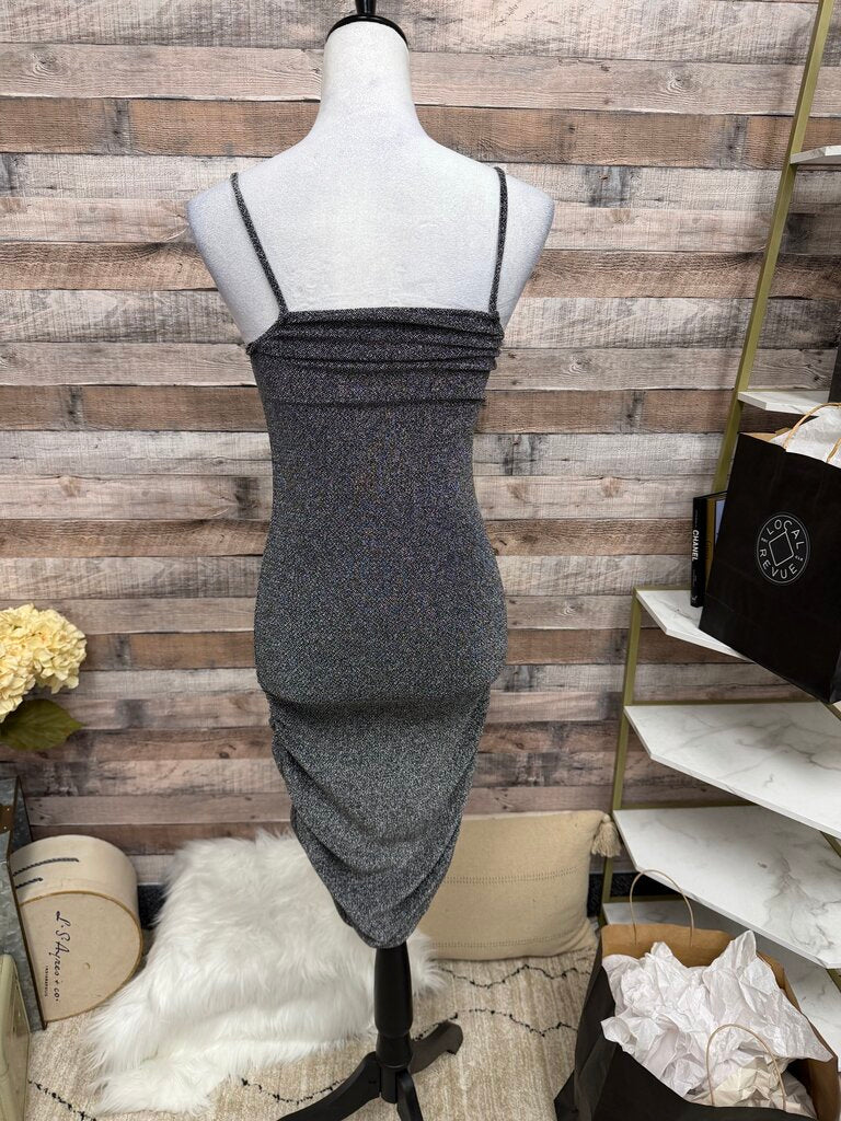 H&M Metalic Bodycon Dress