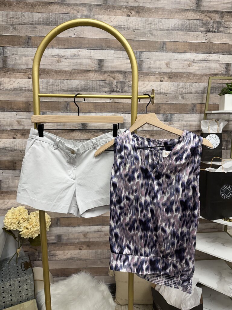 White Khakis By Gap Cotton Chino Shorts
