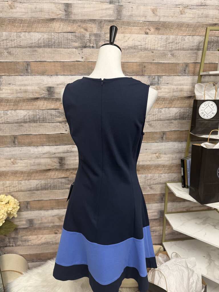 NWT Navy Blue Eliza J Color Block