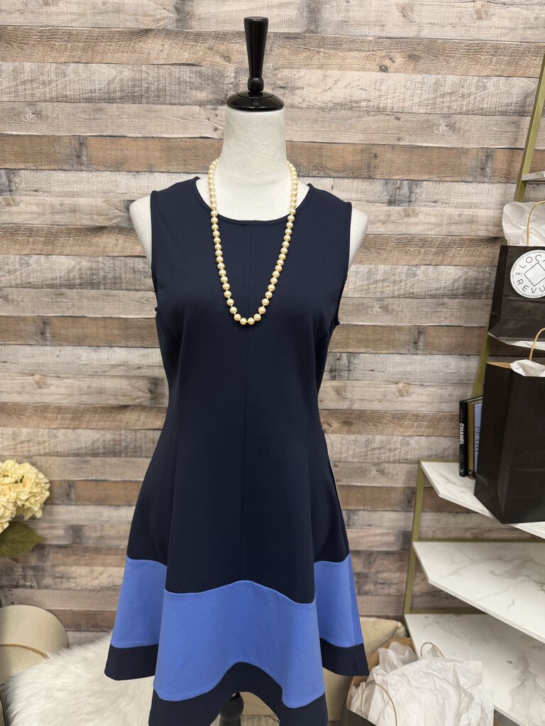 NWT Navy Blue Eliza J Color Block