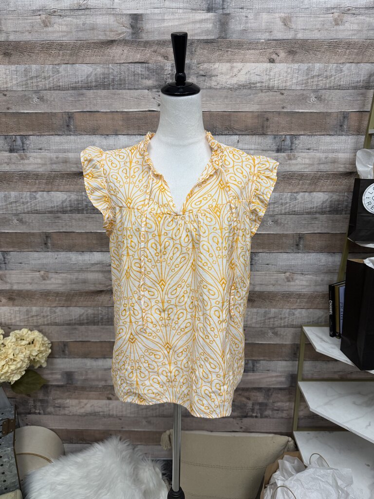 White Loft Embroidered Blouse
