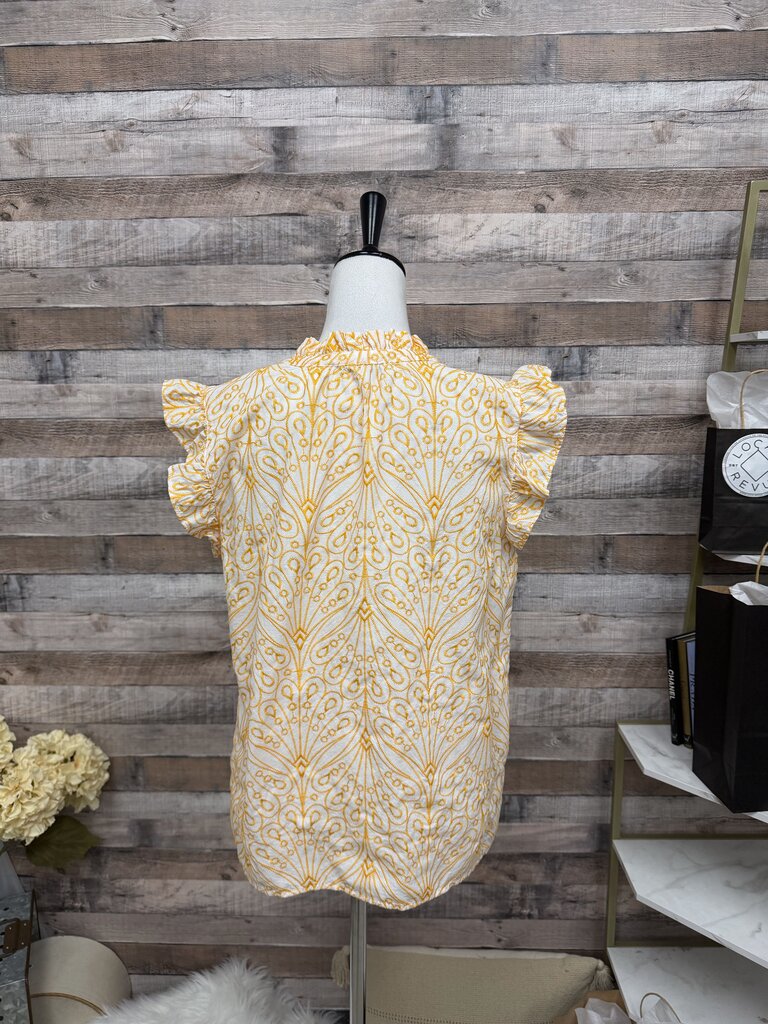 White Loft Embroidered Blouse